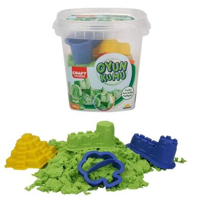 Crafy Oyun Kumu Seti Yeşil 350 gr