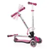 Globber Elite Deluxe Işıklı Scooter Pembe