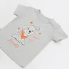 Bibaby 2Li Takım Şortlu Bow Dog Beyaz