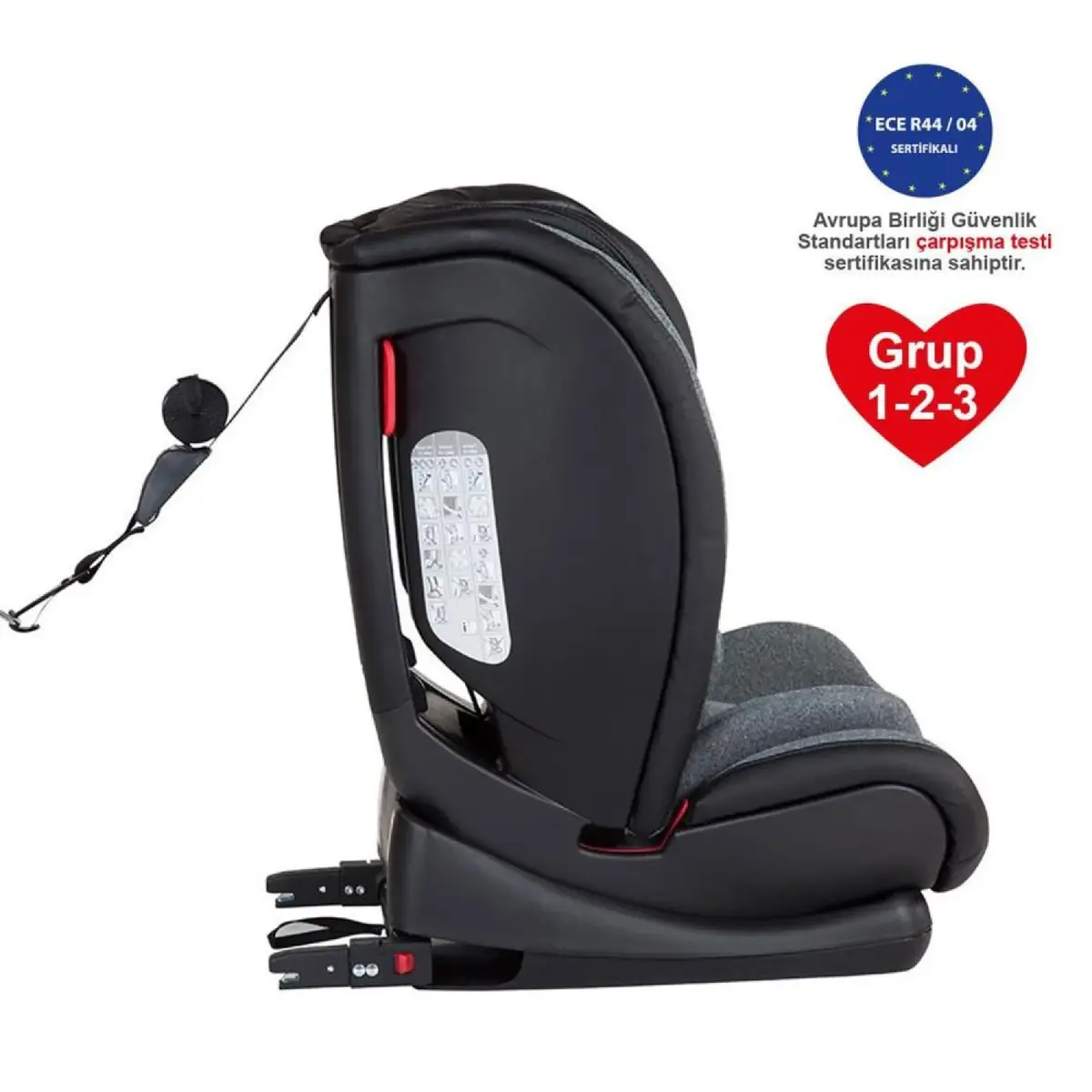 Kraft Safety Fix Oto Koltuğu 9-36 Kg Kahverengi