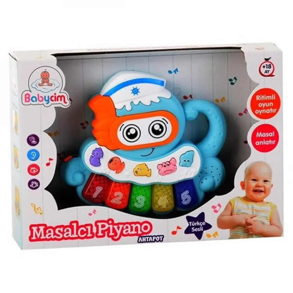 Ahtapot Masalcı Piyano