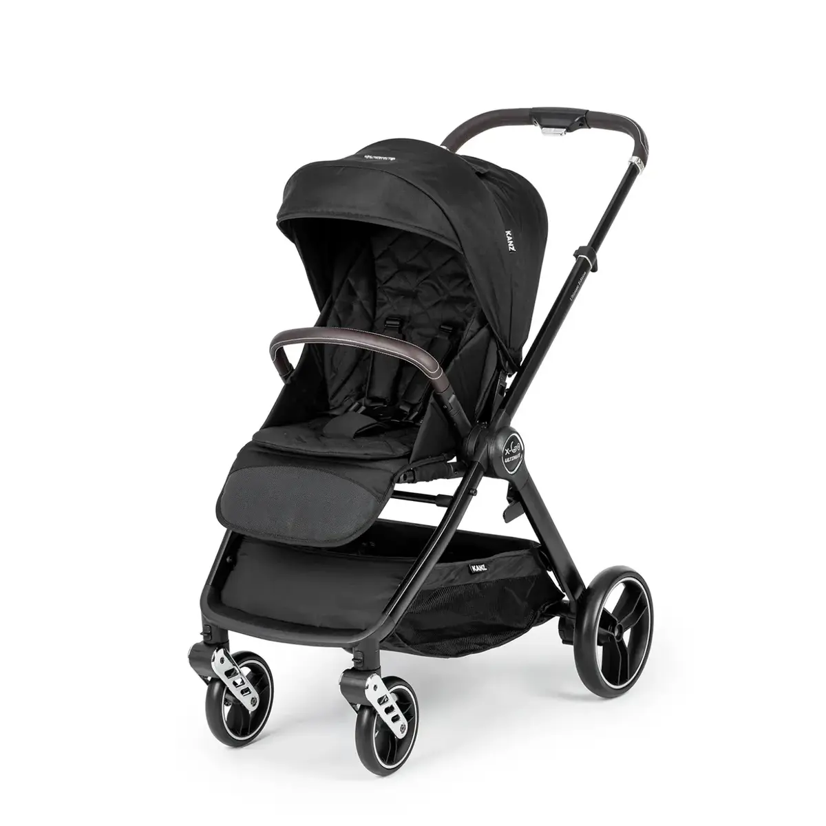 Kanz X-Go Ultimate Travel Sistem Bebek Arabası Silver Siyah