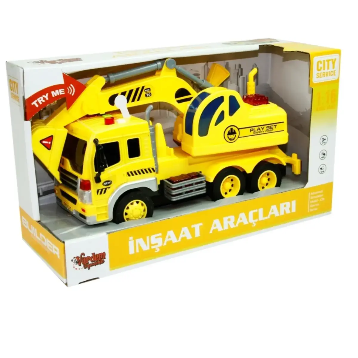 Vardem Sürtmeli Sesli Işıklı Kamyon 1:16 