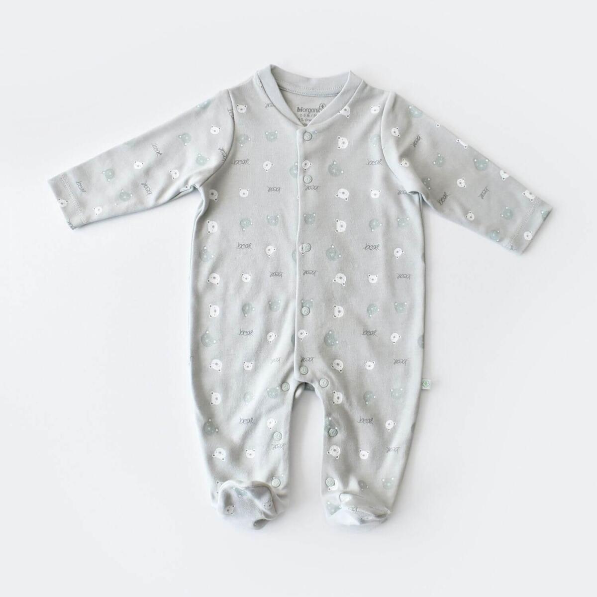 Bibaby Organik Hastane Çıkışı 10lu Hug Me Bear Kar Melanj