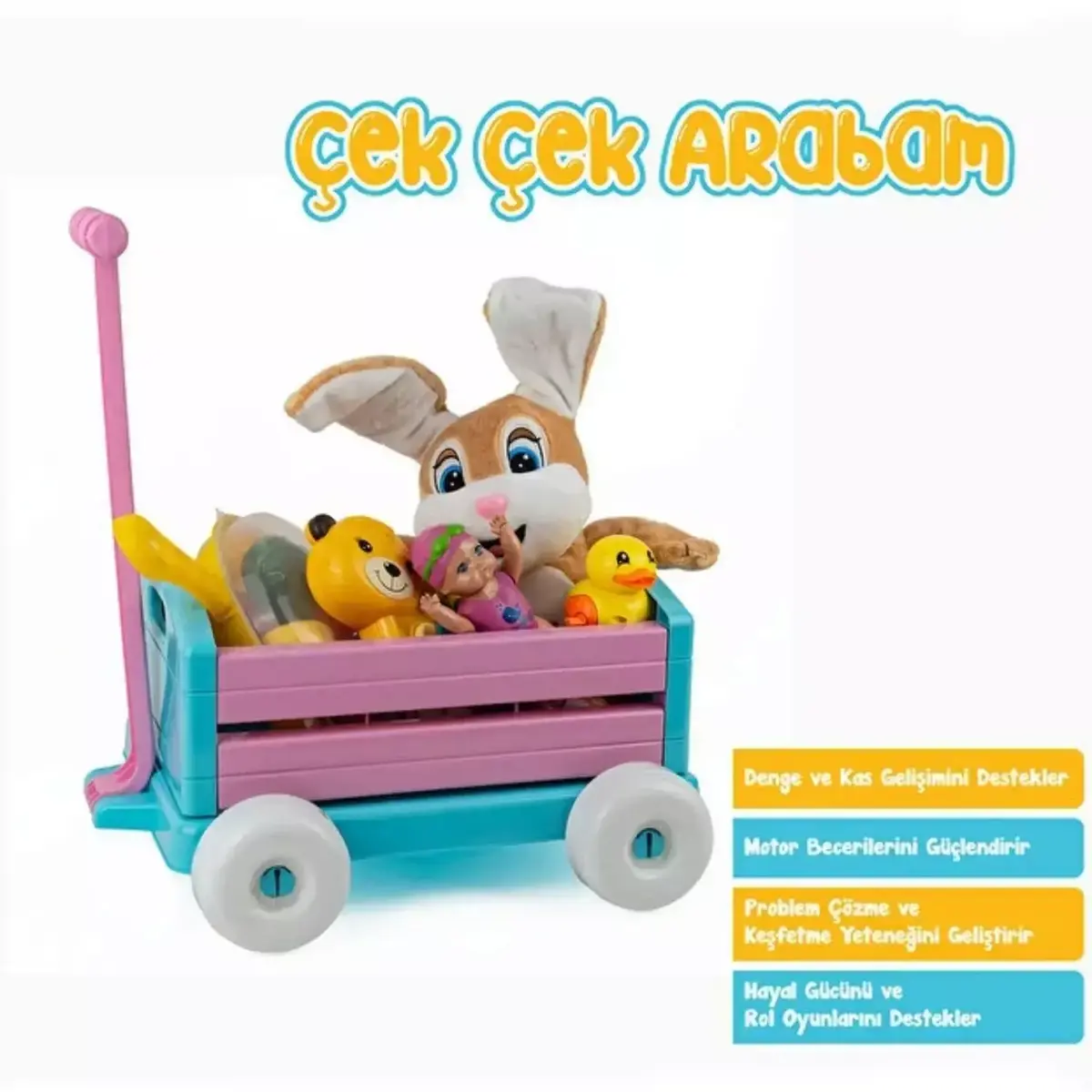 Babycim Çek Çek Arabam Pembe
