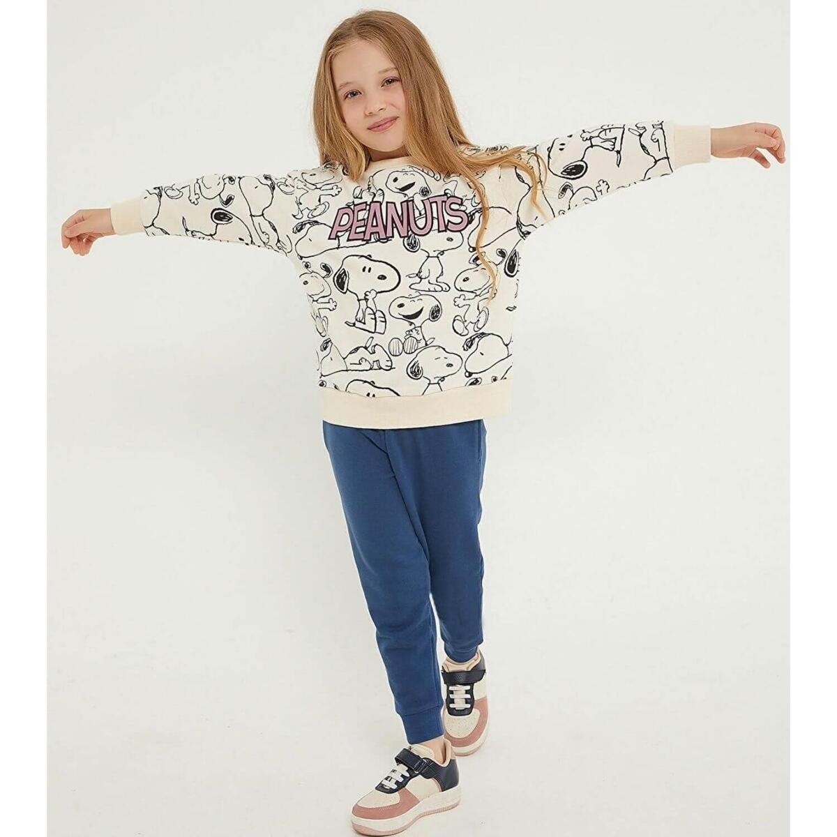 Snoopy Eşofman Takımı Vanilya