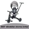 Duux Trike D56 7 in 1 Üç Tekerlekli Bisiklet Gri