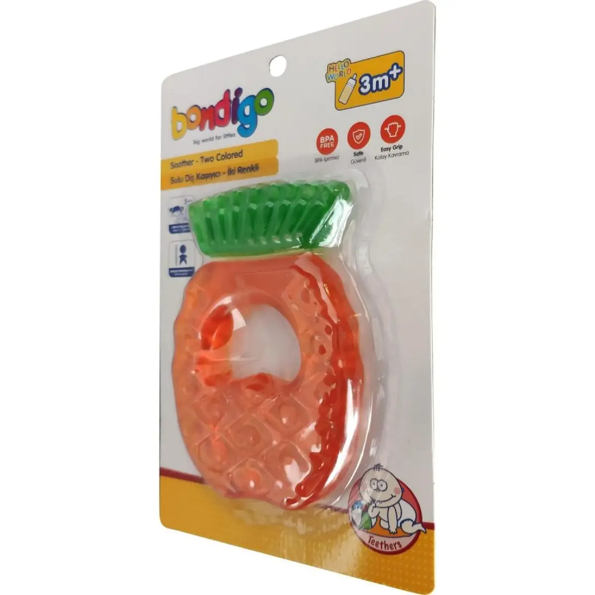 Sulu Diş Kaşıyıcı İki Renkli Turuncu
