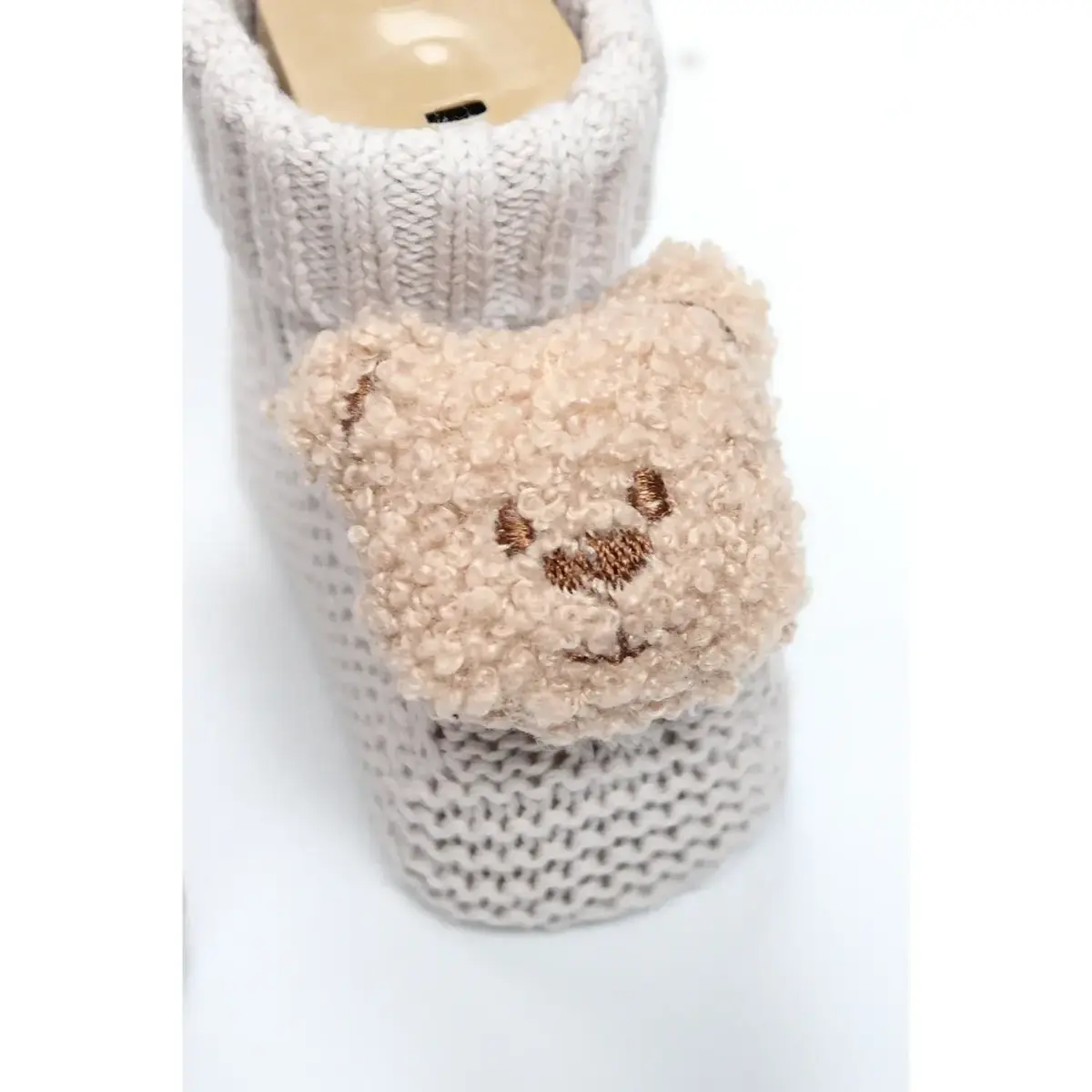 Bistyle Patik Triko Seperatörlü Aksesuarlı Bej