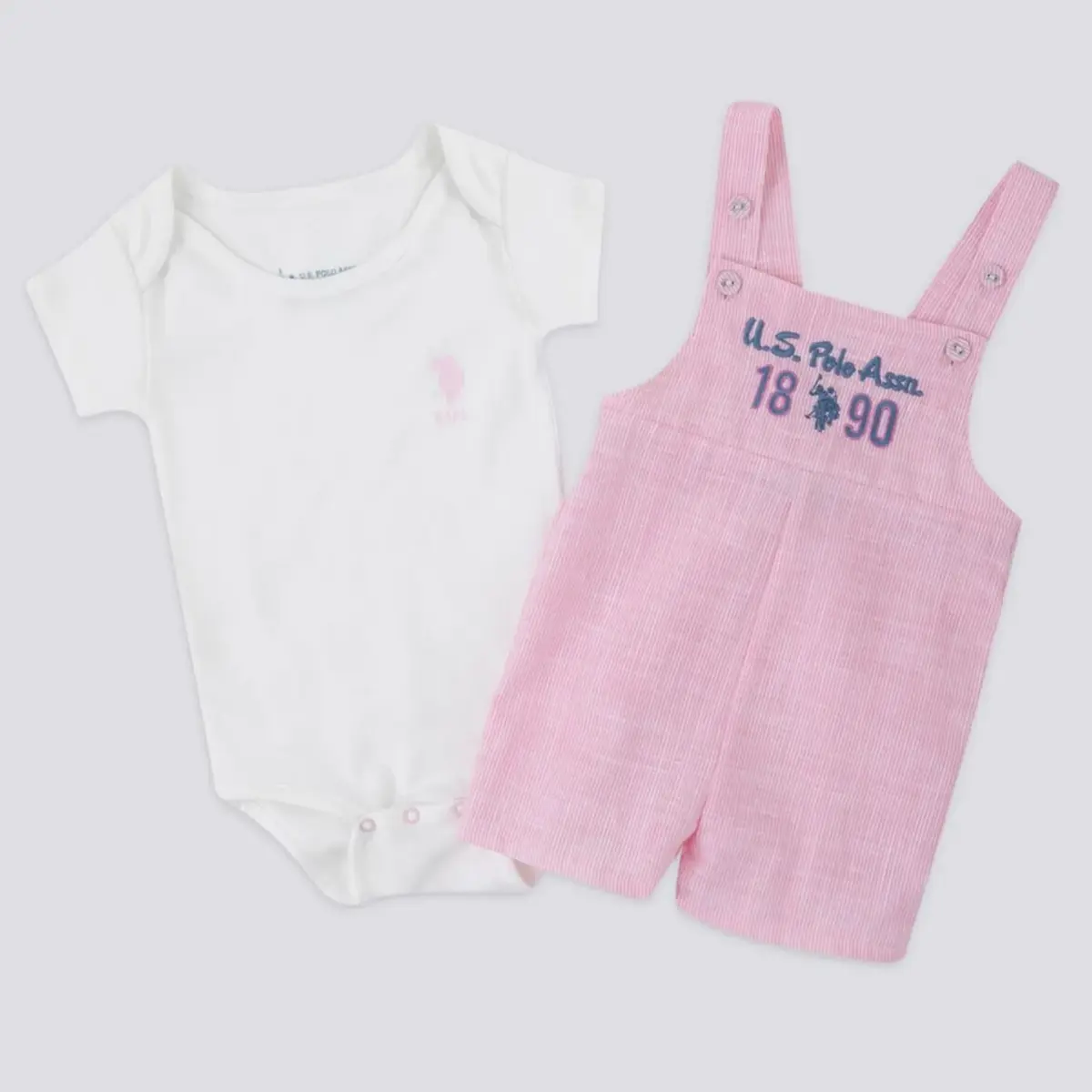 U.S. Polo Salopet Takım Pembe