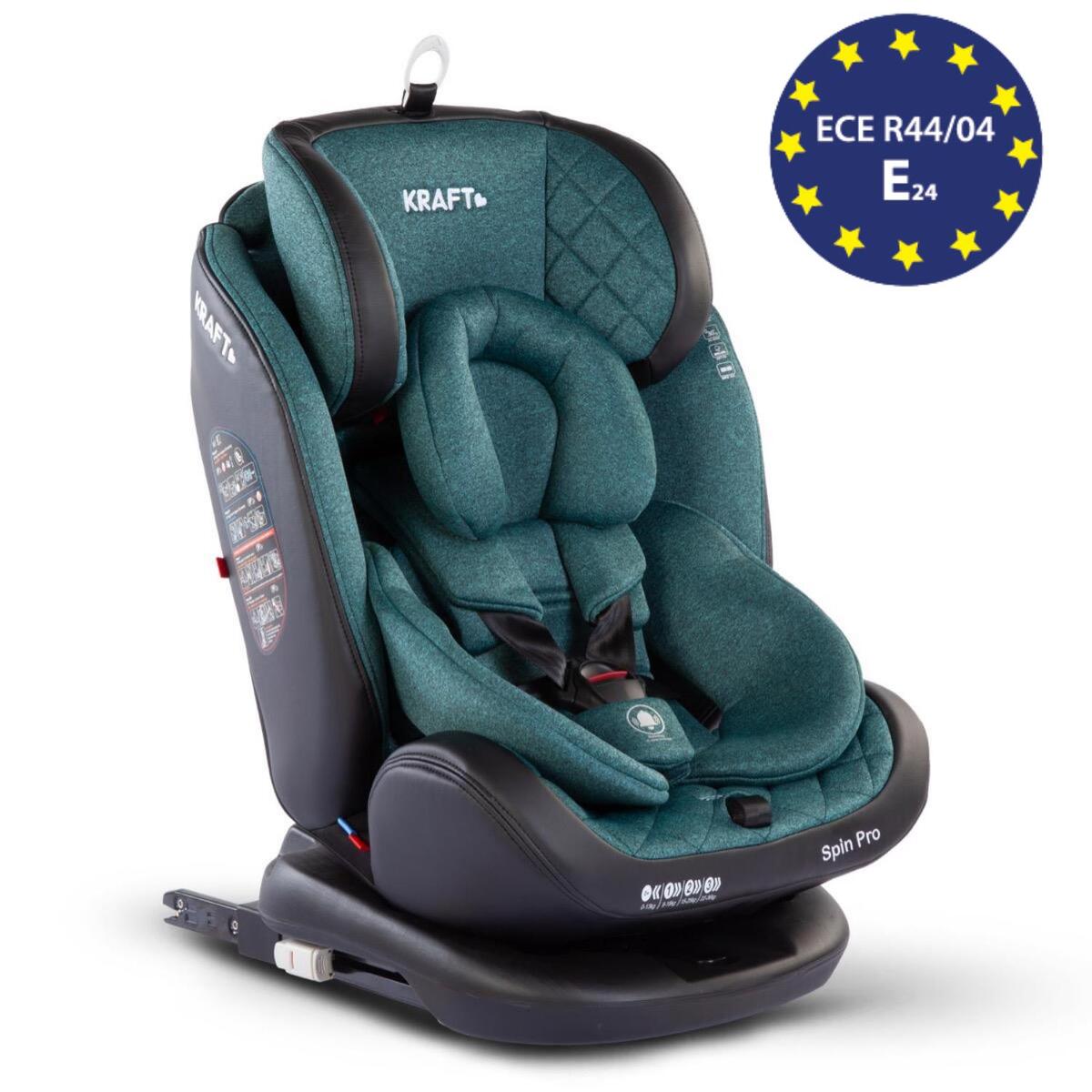 Kraft Spin Pro Oto Koltuğu 0-36 Kg Green