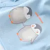 Bibaby Organik Zıbın Takımı 3lü Hello New Penguins Mavi