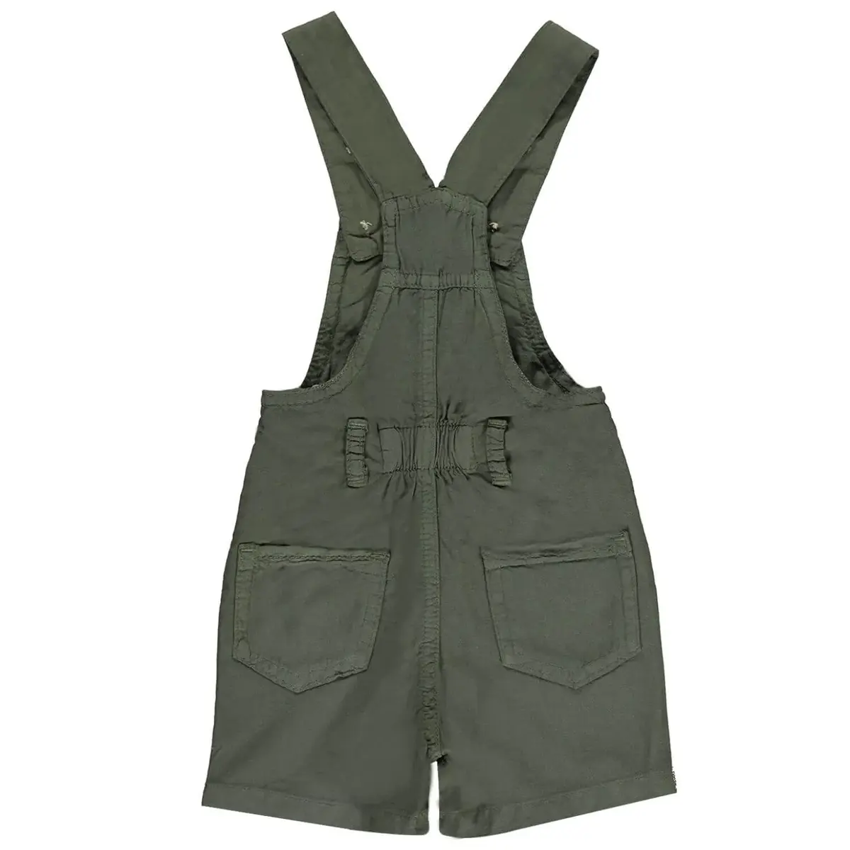 Overdo Salopet Takım Şort Tshirt Haki