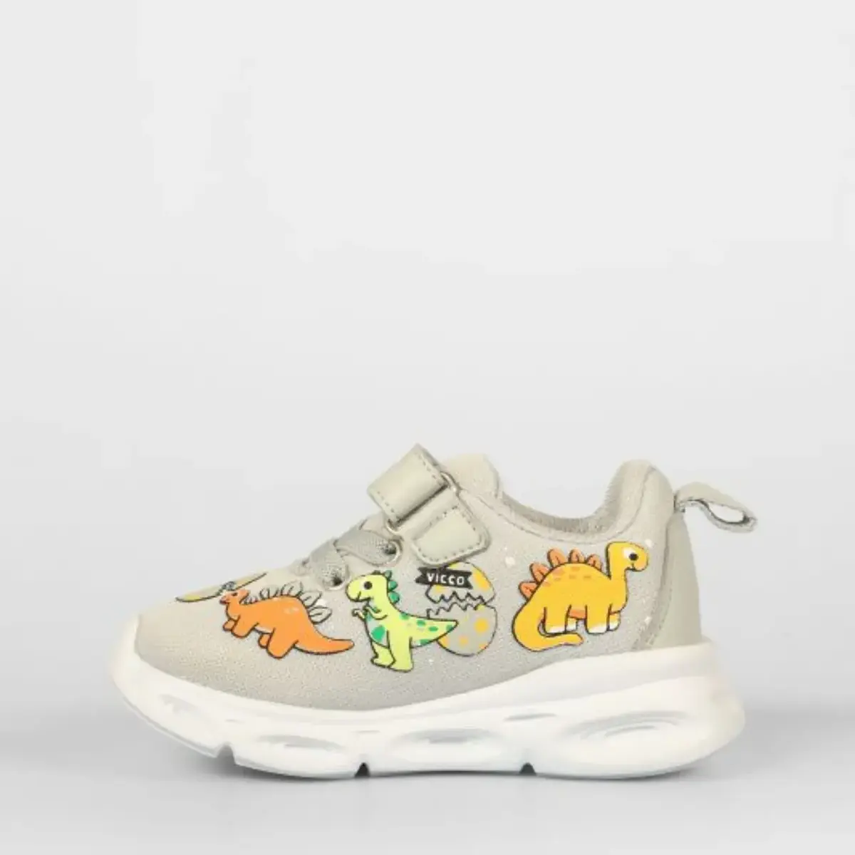 Vicco Dino Ayakkabı Spor Işıklı Phylon Gri