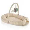 Babyjem Oyuncaklı Babynest Anne & Baba Yanı Yatağı Somon Çiçek