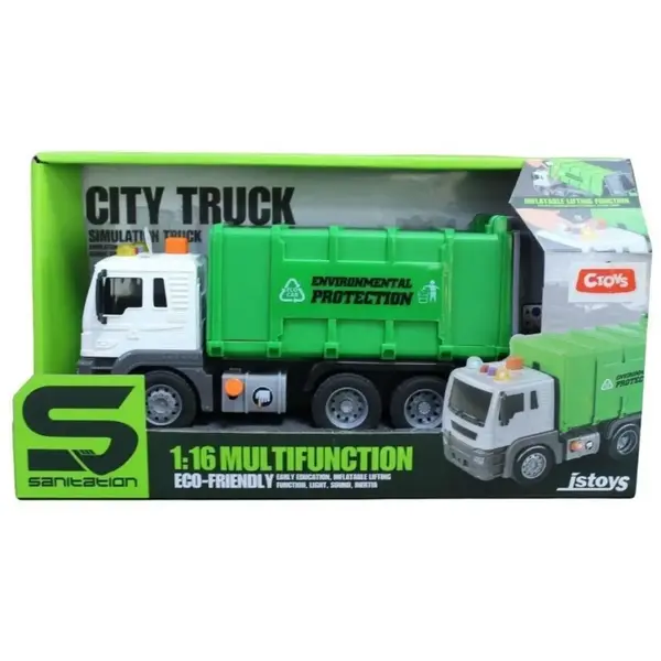 Işıklı Sesli Çöp Kamyonu 1:16