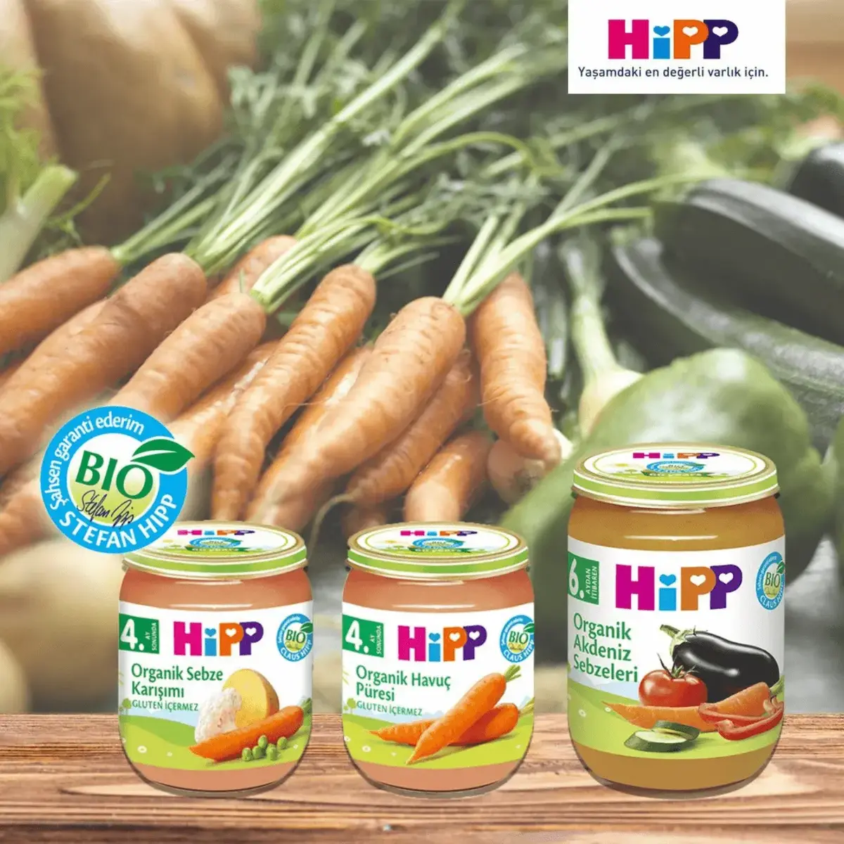 Hipp Organik Sebze Karışımı 125 gr x3