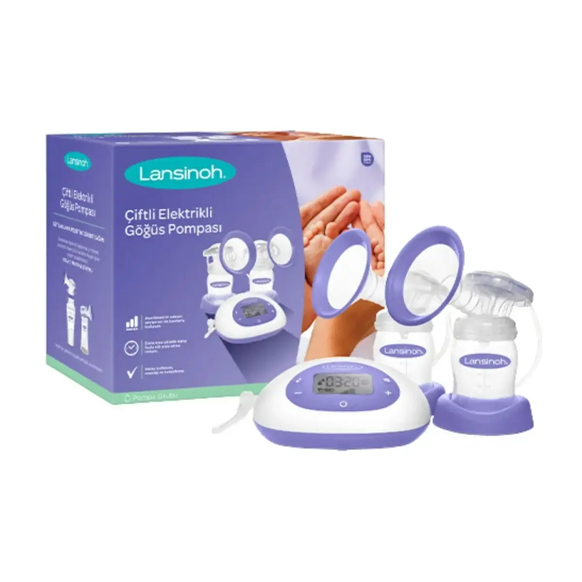 Lansinoh Çiftli Elektrikli Göğüs Pompası