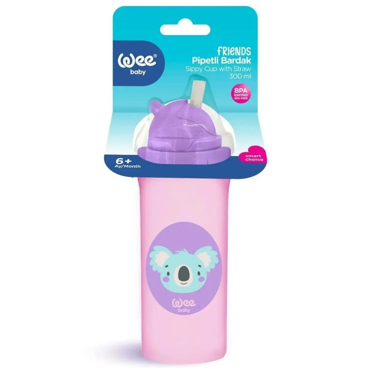 Wee Baby Friends Pipetli Bardak 300 ml