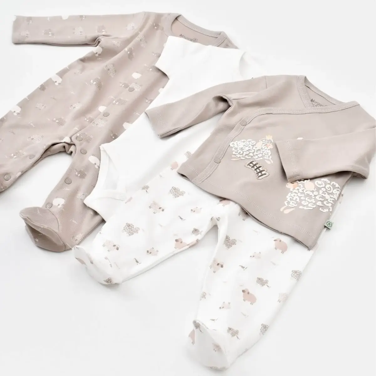 Bibaby Organik Hastane Çıkışı 10lu Curly Sheep Bej