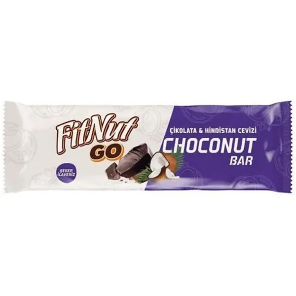Fit Nut Hindistan Cevizli Çikolatalı Bar 40gr