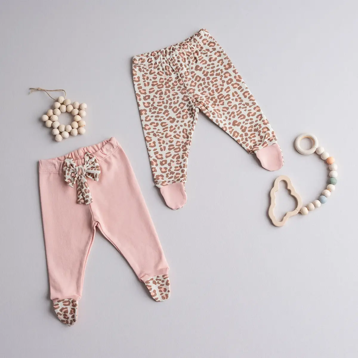 Tiffany Pantolon Patikli 2li Leopard Theme