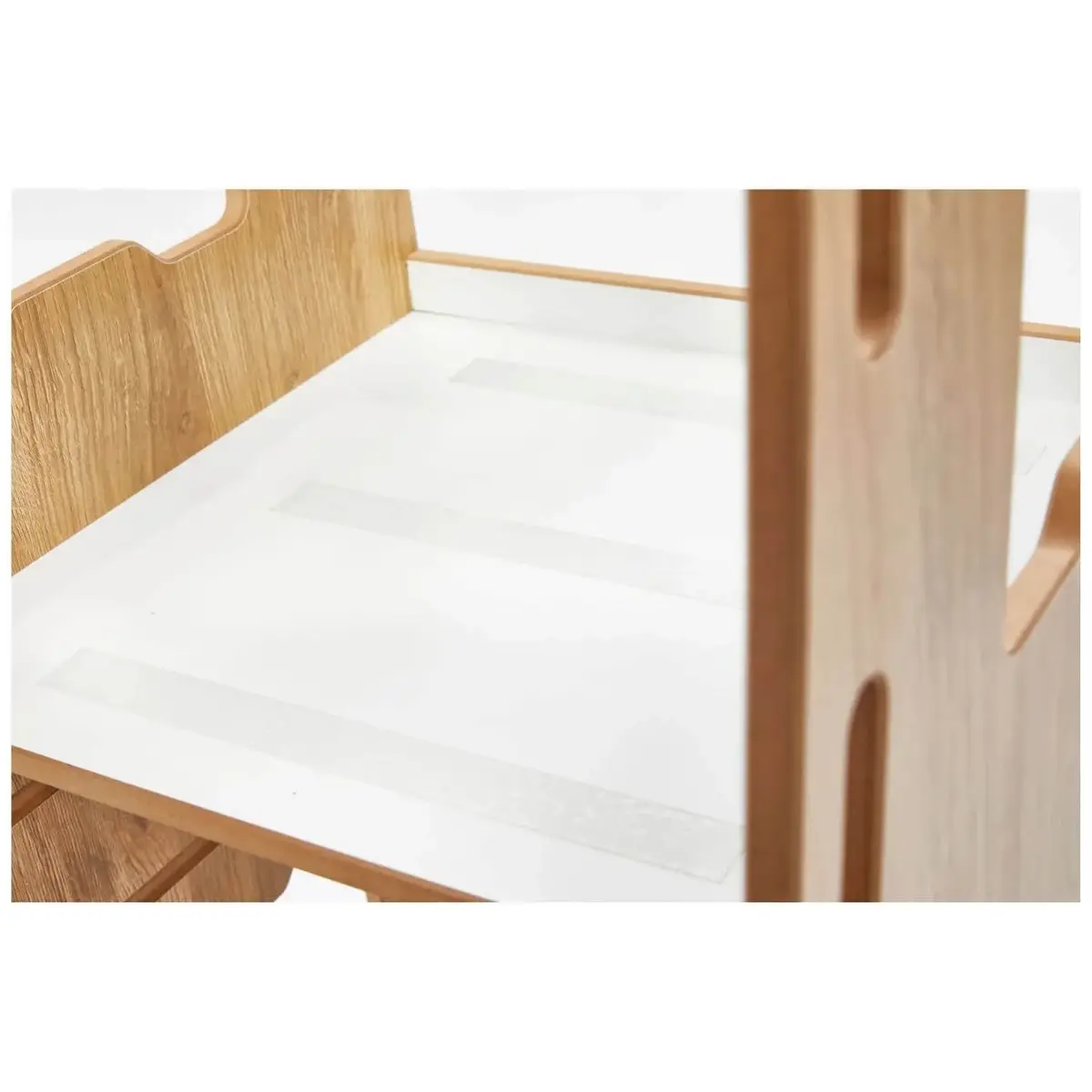 Ahşap Montessori Öğrenme Kulesi 2-6 Yaş Naturel