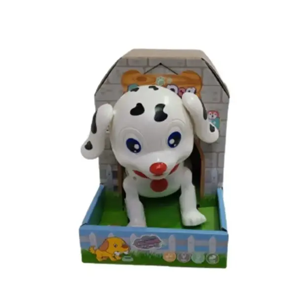 Yürüyen Damaçyalı Köpek Işıklı Sesli ve Pilli 