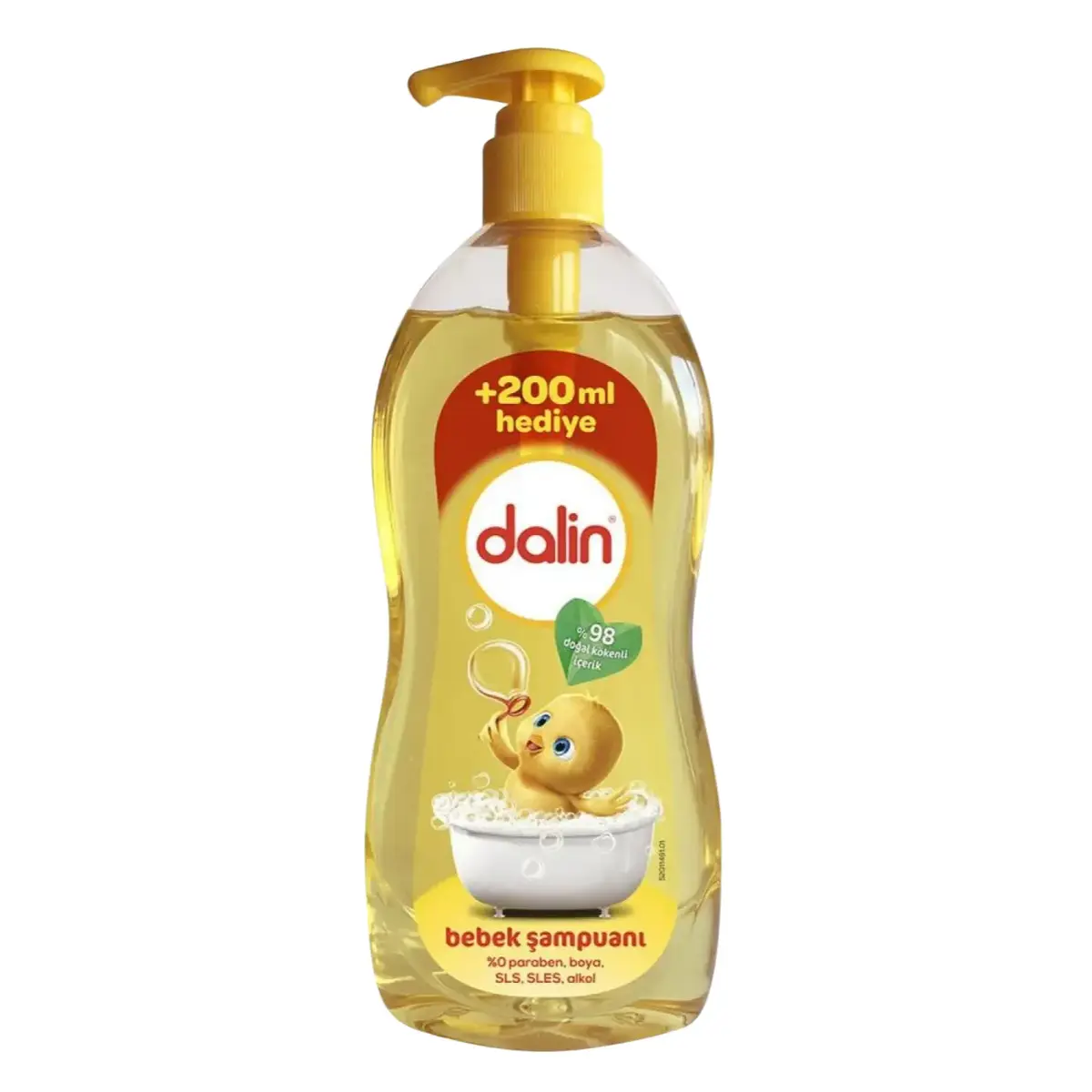 Dolu Eğitici Lazımlık Beyaz+Dalin Klasik Bebek Şampuanı 700+200 ml