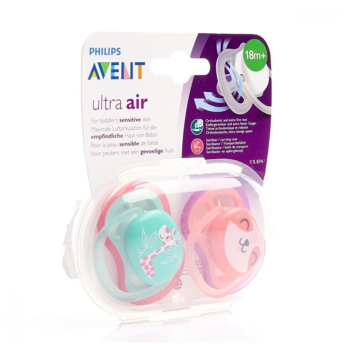 Philips Avent SCF349/12 Ultra Air Silikon Emzik 18+ Ay Kız