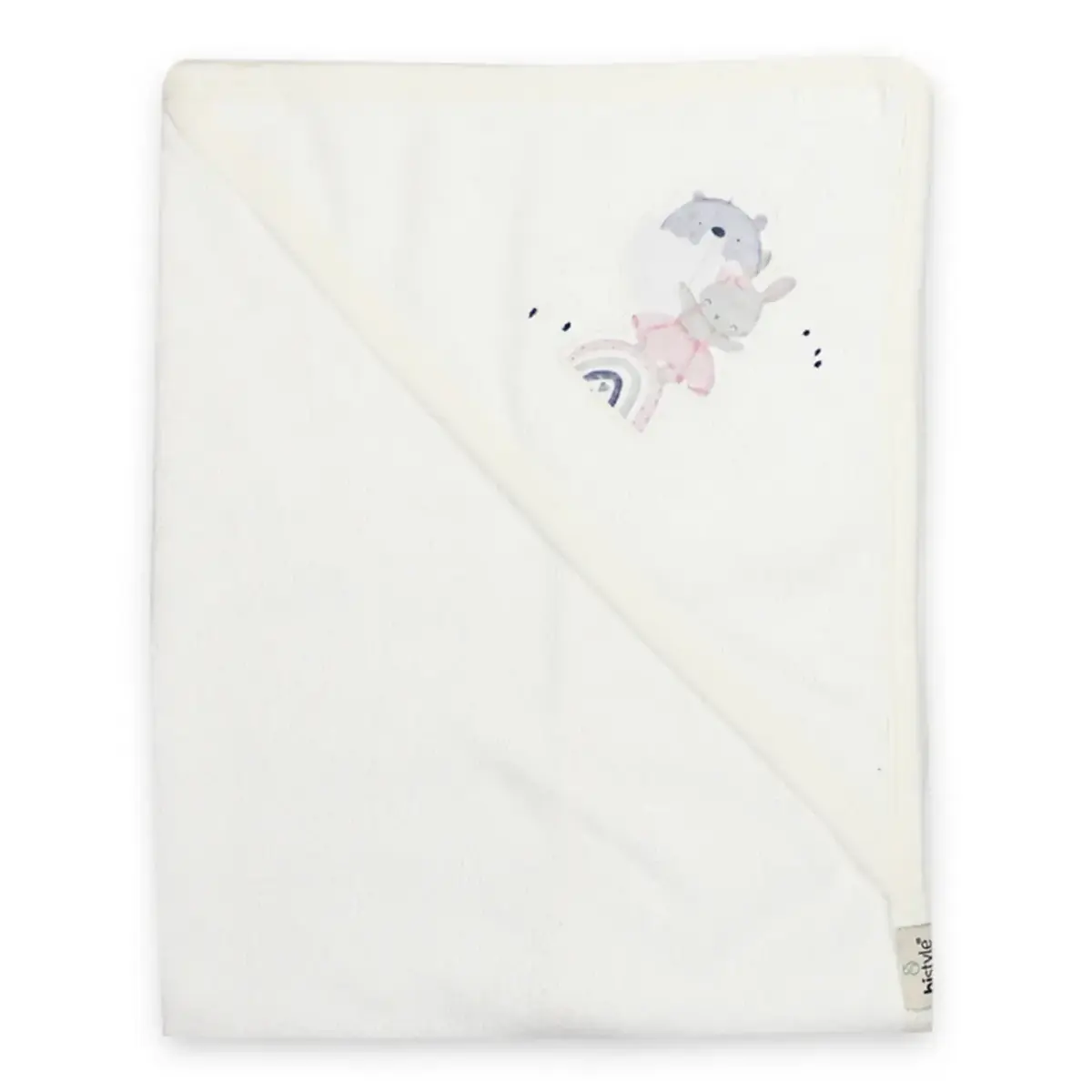 Bistyle Havlu Rabbit In Love Pembe