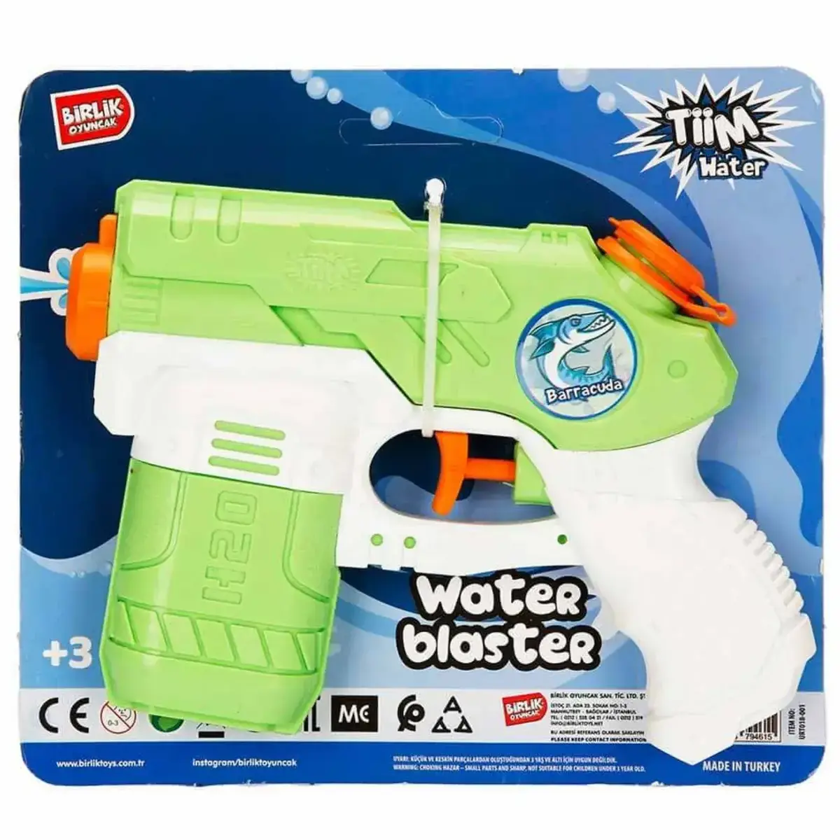 Timm Water Blaster Baracuda Orta Boy Su Tabancası