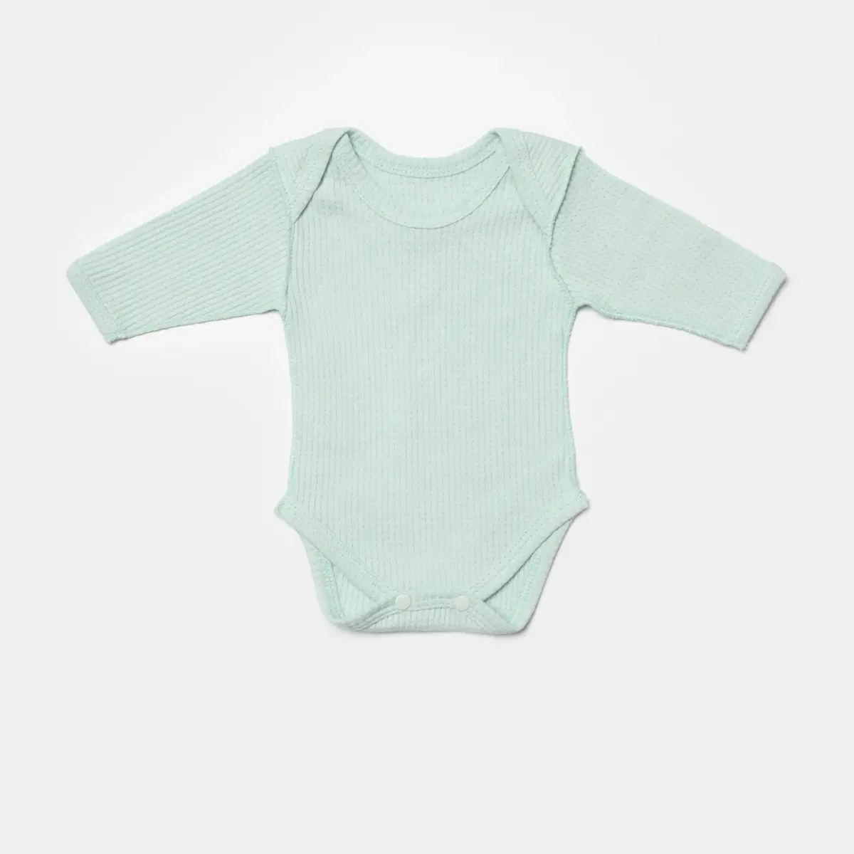 Bibaby Organik Zıbın Takımı 4lü Waffle Smile Prematüre Mint