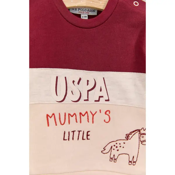 U.S. Polo 2li Takım Uzun Kol Bordo
