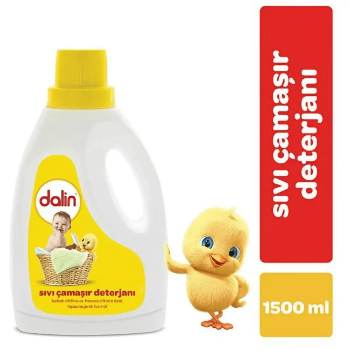 Dalin Sıvı Bebek Çamaşır Deterjanı 1500 ml x 2 Adet