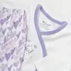 Bibaby Organik Zıbın Takımı Love You Baby Yellow Lavander