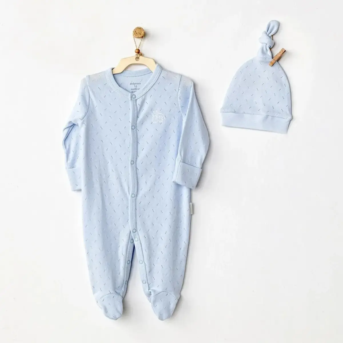 Andy Wawa Tulum Şapka Takımı Jacquard Basic Mavi Andy Wawa Tulum Şapka Takımı Jacquard Basic Mavi