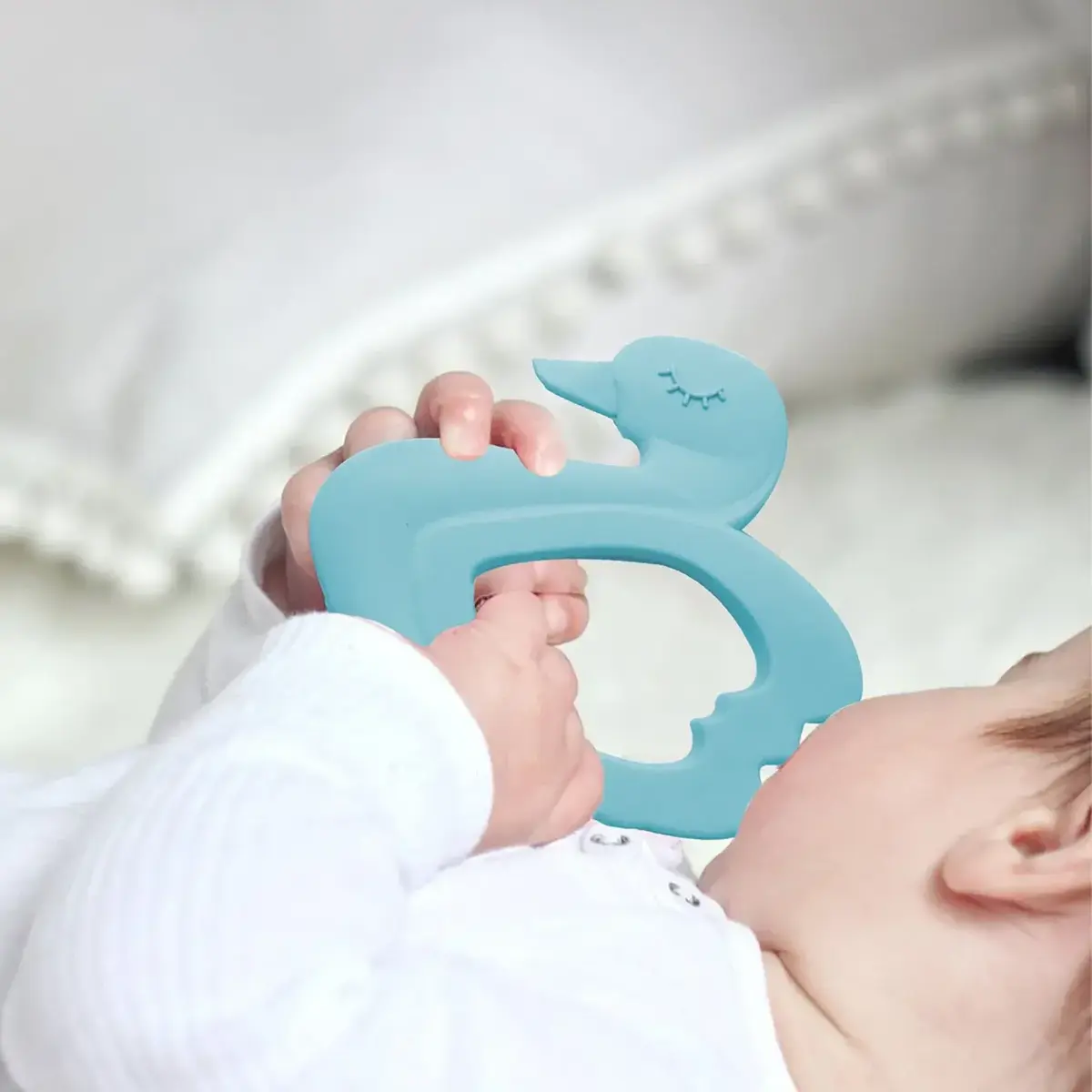 BM Care Kuğu Diş Kaşıyıcı Mavi