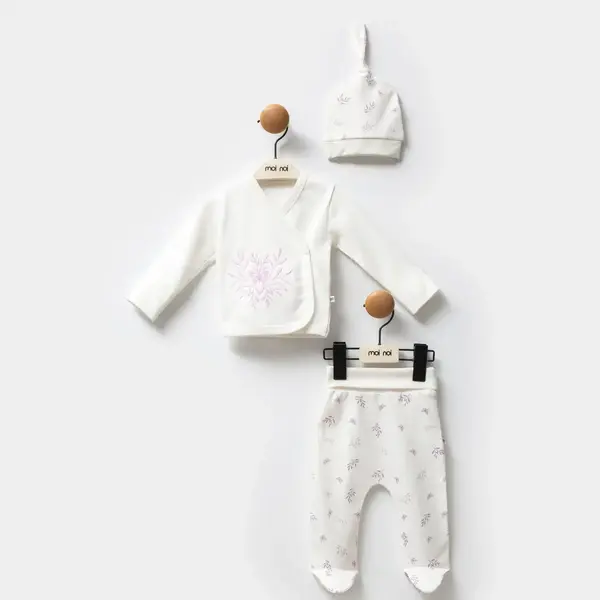 Moi Noi Organik Zıbın Takımı Kelebek