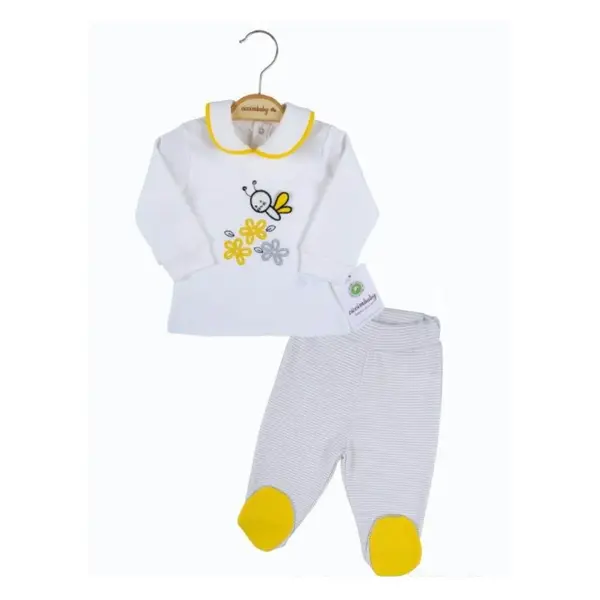 Ciccim Baby 2li Takım Patikli Kelebekli Sarı