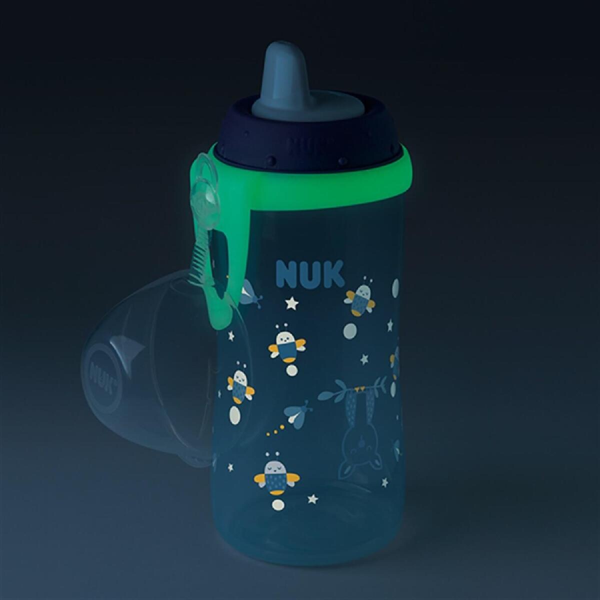 Nuk Glow Kiddy Cup Karanlıkta Parlayan Suluk 12+ Ay Mavi