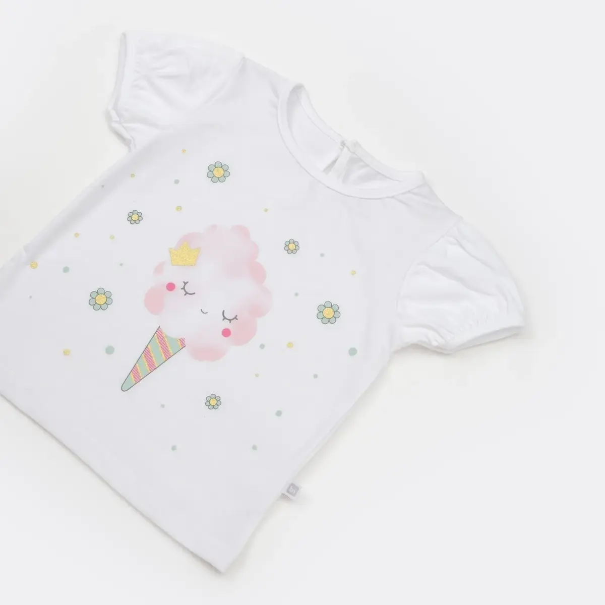 Bibaby 2li Takım Şortlu Funny Summer Beyaz