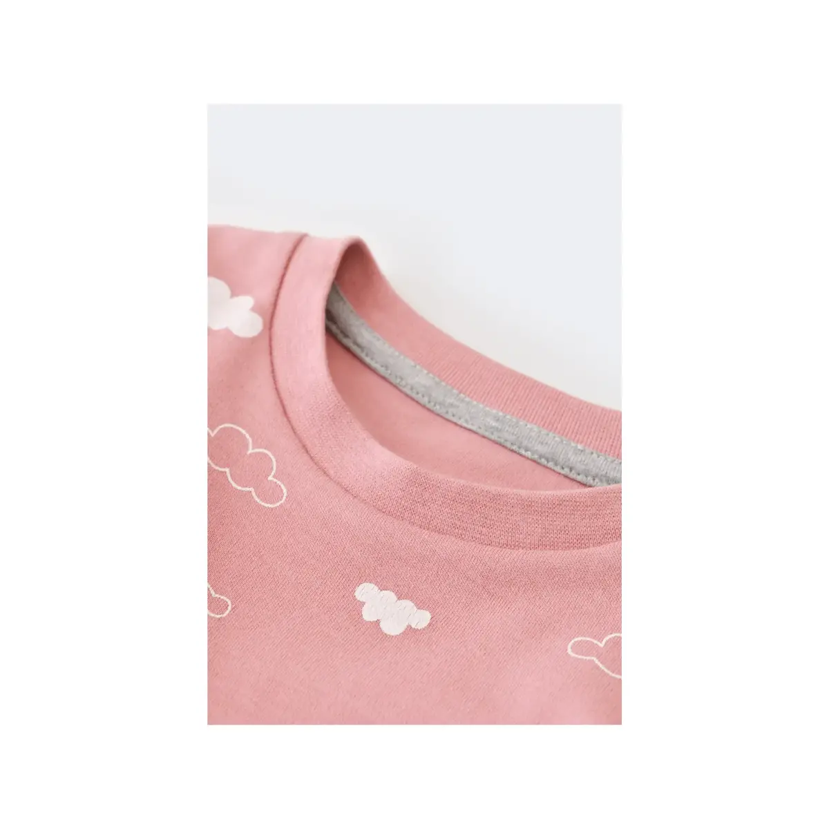 Bibaby Pijama Takımı Cute Cloudy Pembe