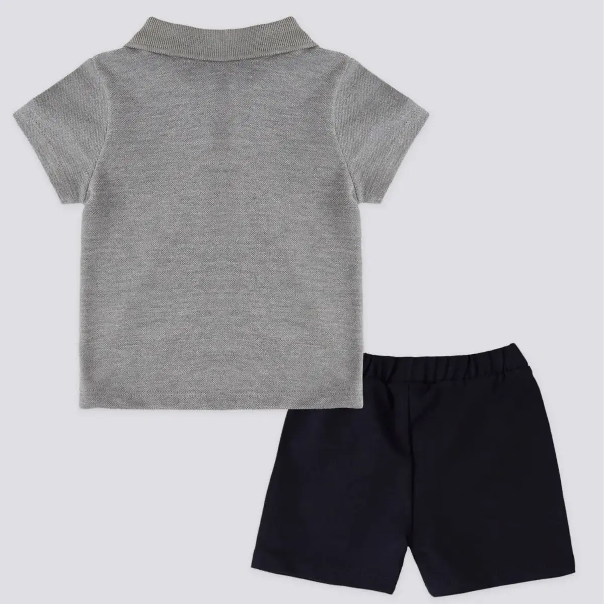 U.S. Polo 2li Takım T-Shirt Gri Melanj