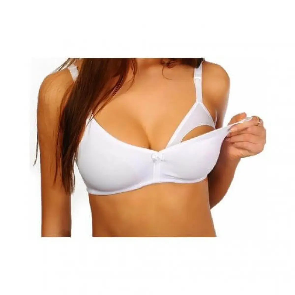 SafeMom Klasik Emzirme Sütyeni Beyaz SafeMom Klasik Emzirme Sütyeni Beyaz