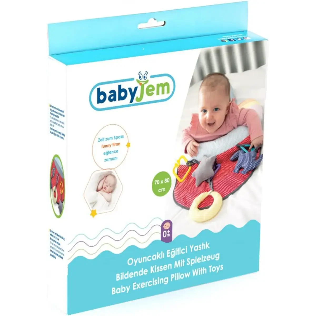 Babyjem Oyuncaklı Eğitici yastık