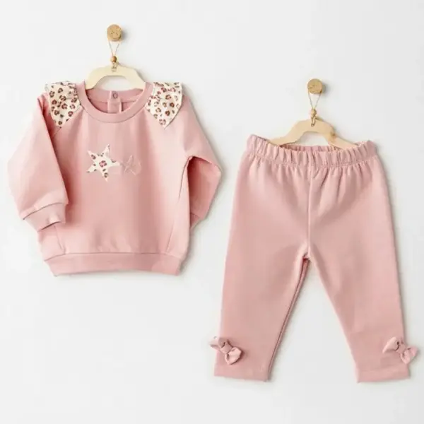 Andy Wawa 2li Takım Little Leopard Pembe