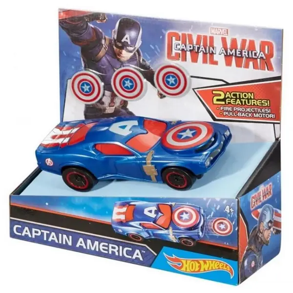 Hot Wheels Marvel Kaptan Amerika Araba