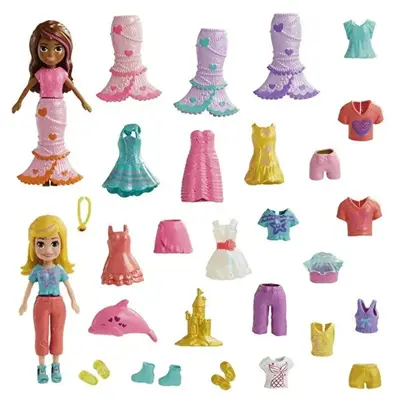 Polly Pocket ve Arkadaşları Farklı Moda Aksesuarları Oyun Setleri