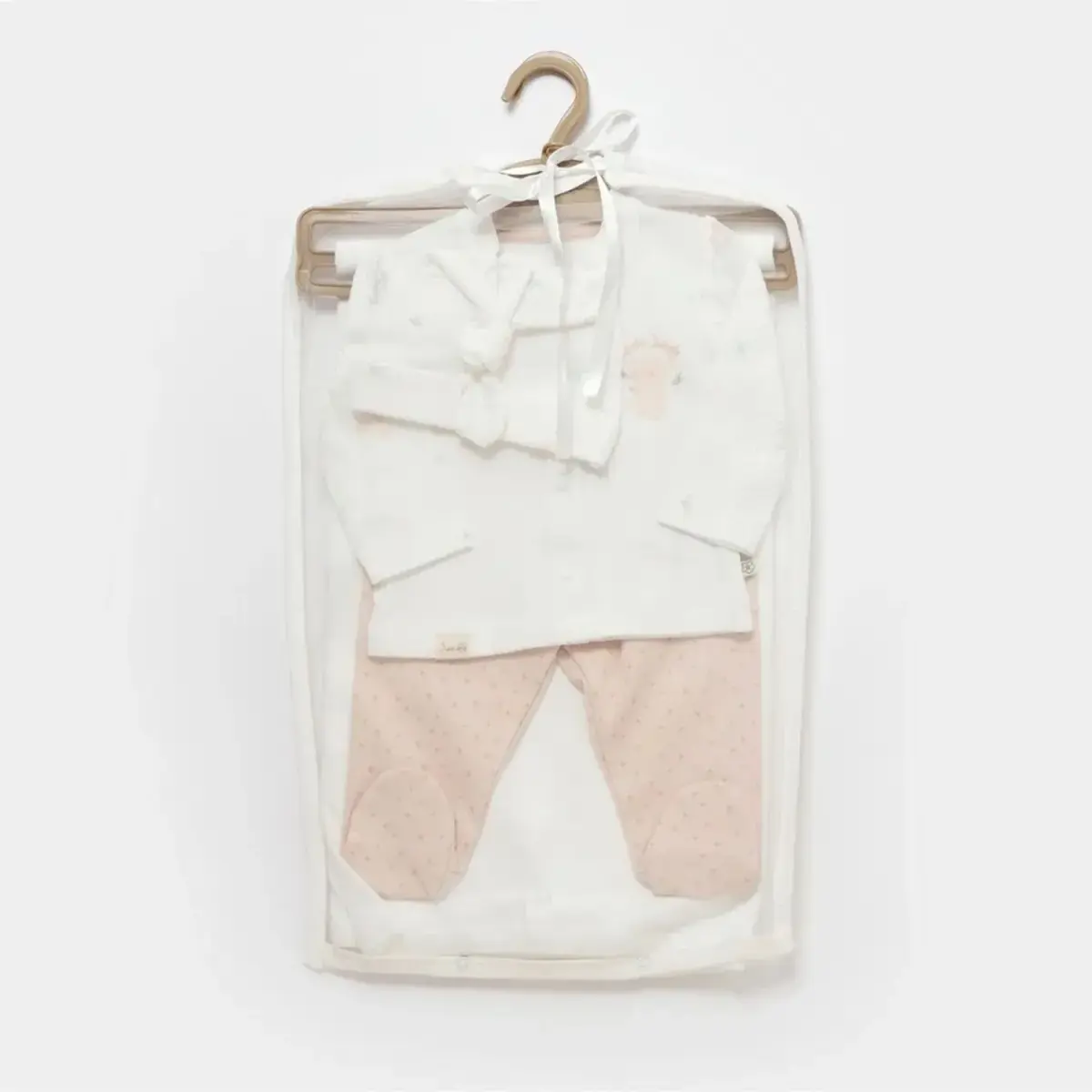 Bibaby Organik Hastane Çıkışı 4lü Battaniyeli Koala Jungle Pembe